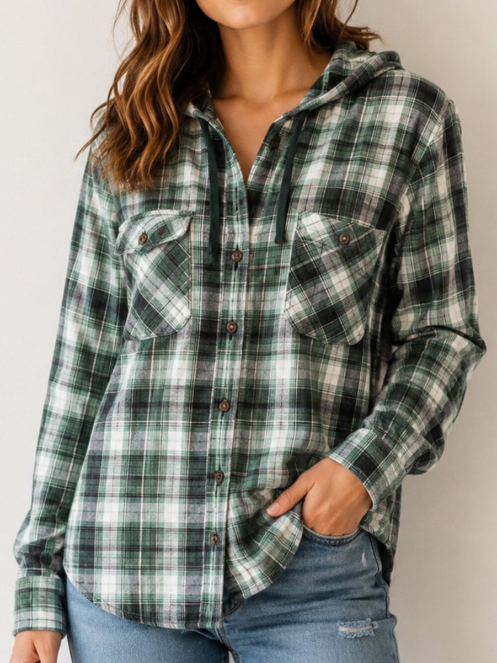 Carhartt Beartooth Hooded Flannel Shirt